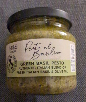 Green Basil Pesto front packaging