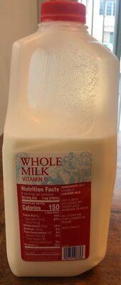 Vitamin D Whole Milk front packaging