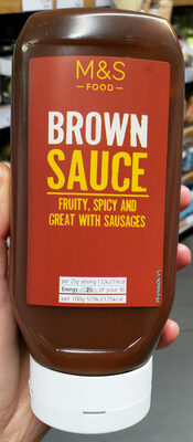 Brown Sauce front packaging