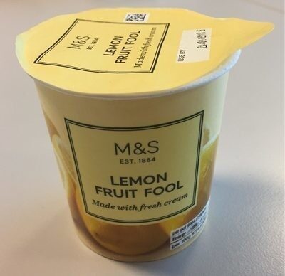 Lemon fruit fool front packaging