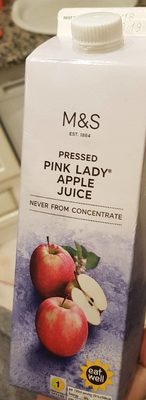 Pink lady apple juice