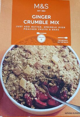 Ginger crumble mix