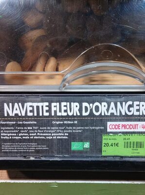 Navette fleur d'oranger