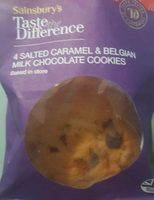 Sainsbury's Salted Caramel and Belgian Milk Chocolate Cookies
