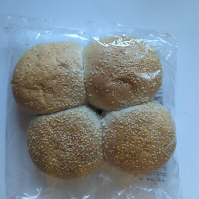 Large Sesame Seed Topped White Rolls