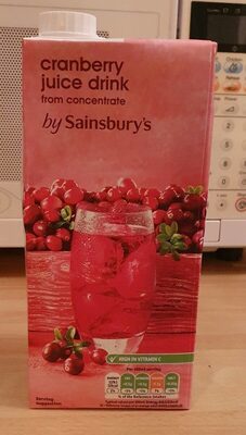 Cranberry juice drink