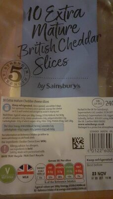 Extra Mature Cheddar Slices