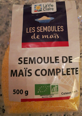 Semoule de maïs complète