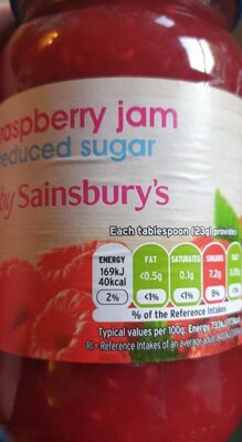 Raspberry jam by Sainsbury's