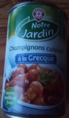 Champignons cuisines a la grecque