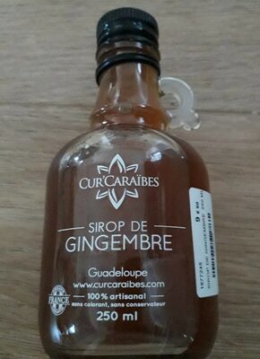 Sirop de gingembre front packaging
