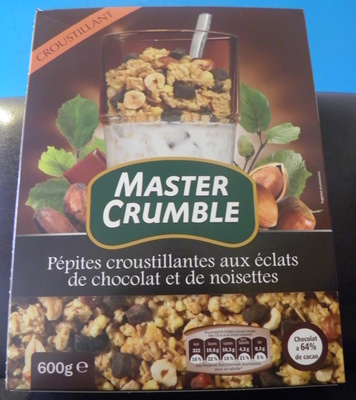 Master crumble chocolat noisette