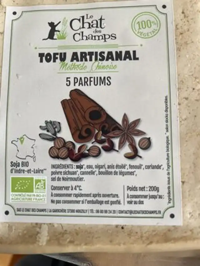 Unknown ingredients label