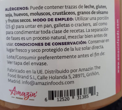 100% peanut butter crunchy ingredients label