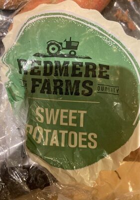 Sweet potatoes front packaging