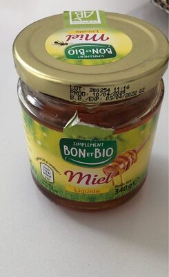 Miel liquide front packaging