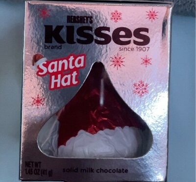 Hershey Kisses Santa Hat front packaging