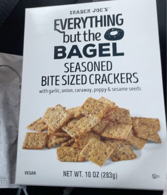 Everything but tge bagel seasoned bute sized crackers