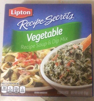 Vegetable Recipe Soup & Dip Mix