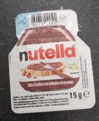 Échantillon Nutella