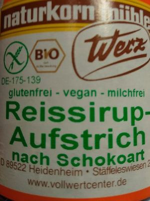 Reissirup-Aufstrich