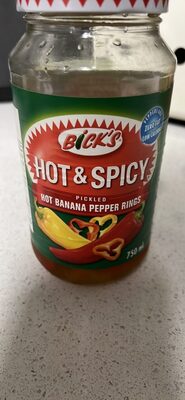 RONDELLES DE PIMENTS BANANES FORTES MARINÉS