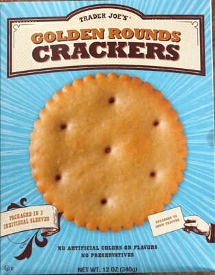 Golden Rounds crackers front packaging