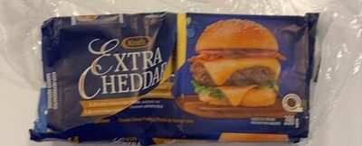 Extra cheddar front packaging