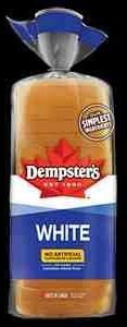 Dempster's Sandwhich White Bread front packaging