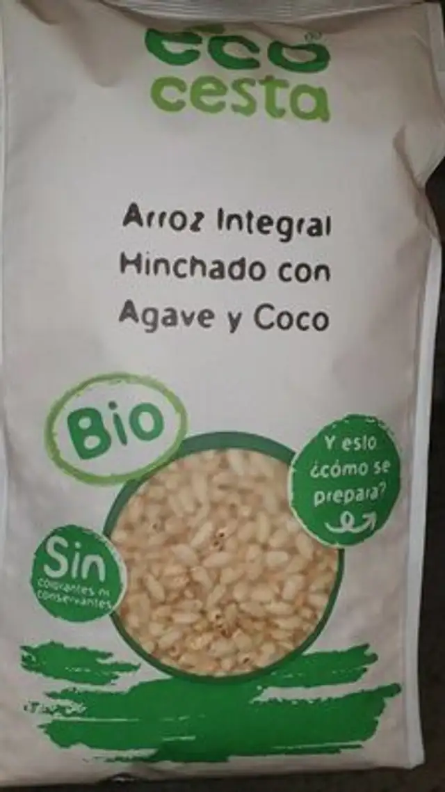 Arroz Integral Hinchado con Agave y Coco