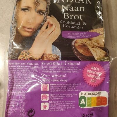 Indian naan Brot