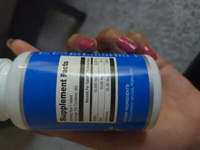 Unknown ingredients label