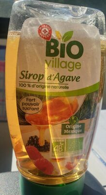 Sirop d'agave 100% d'origine naturelle front packaging