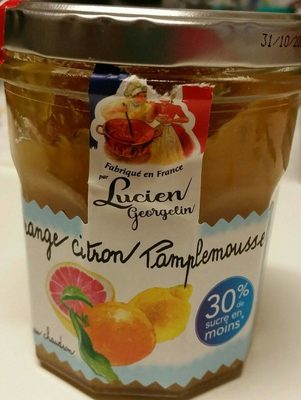 Confiture allégée front packaging