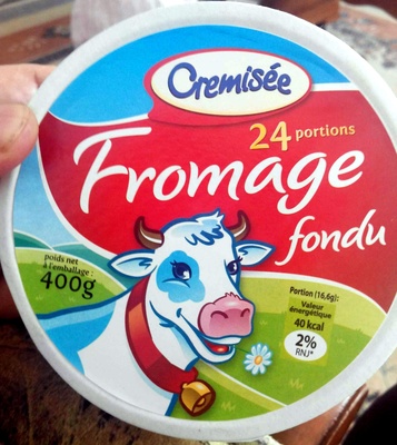 Fromage fondu front packaging