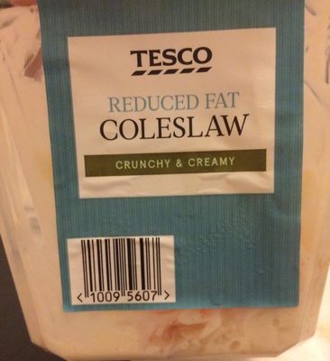Reduced fat coleslaw front packaging
