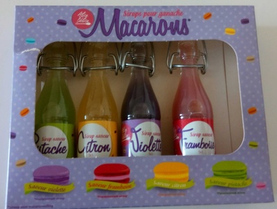 Sirops pour ganache macarons