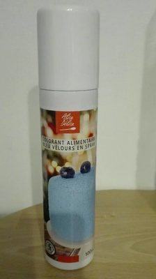 Colorant alimentaire bleu velours en spray