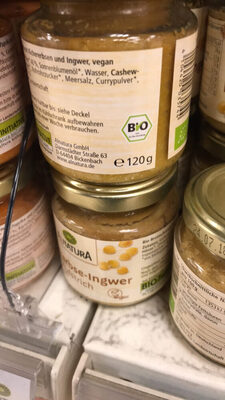 Kichererbse-ingwer aufstrich