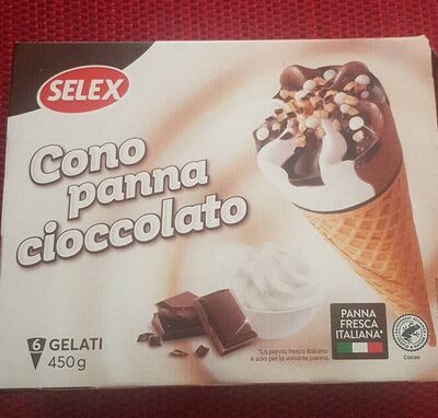 Cono panna cioccolato