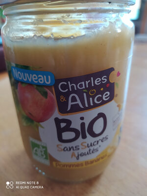 Charles Alice BIO sans sucre Ajoutés