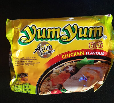 Chicken flavour front packaging