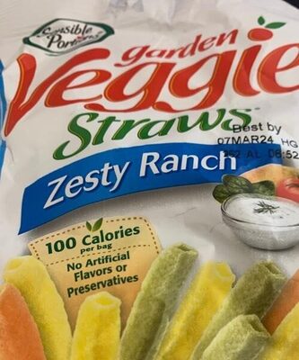 Zesty Ranch Garden  Veggie Straws