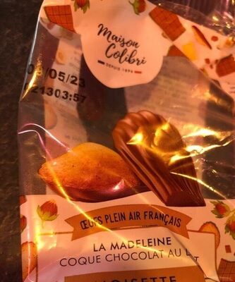 Madeleine coque  chocolat