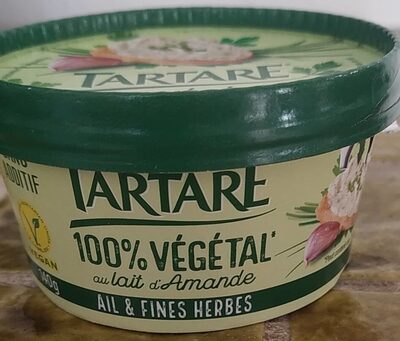 Tartare  au lait d'amande front packaging