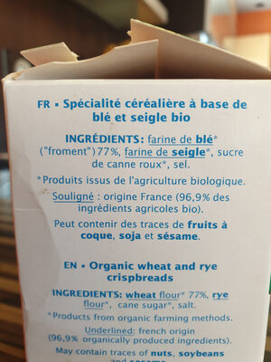 Tartines craquantes froment