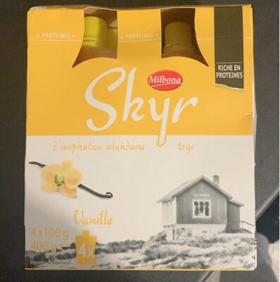 Skyr to go Vanille front packaging