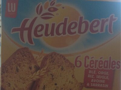 Biscottes 6 cereales front packaging