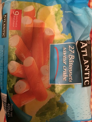 Bâtonnets saveur crabe