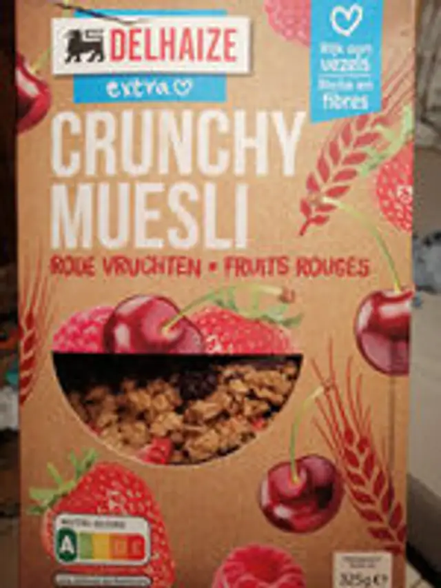 crunchy muesli rode vruchten